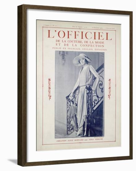 L'Officiel, May 15 1922 - Martial et Armand-Talma-Framed Art Print