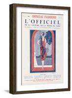 L'Officiel, May 1925 - Paradis Aimé-Tollmann-Framed Art Print