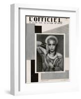 L'Officiel, May 1927 - Mme Agnès-Madame D'Ora-Framed Art Print