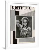 L'Officiel, May 1927 - Mme Agnès-Madame D'Ora-Framed Art Print