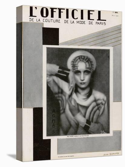 L'Officiel, May 1927 - Mme Agnès-Madame D'Ora-Stretched Canvas