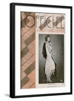 L'Officiel, May 1928 - Margaret Bannerman-Madame D'Ora-Framed Art Print