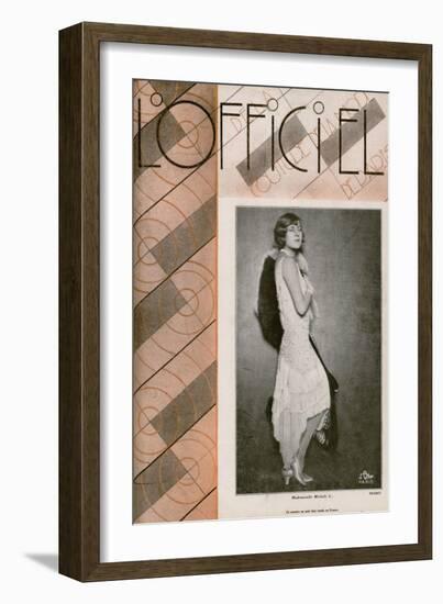 L'Officiel, May 1928 - Margaret Bannerman-Madame D'Ora-Framed Art Print