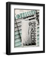 L'Officiel, May 1929 - Mme Schaparelli-Madame D'Ora-Framed Art Print