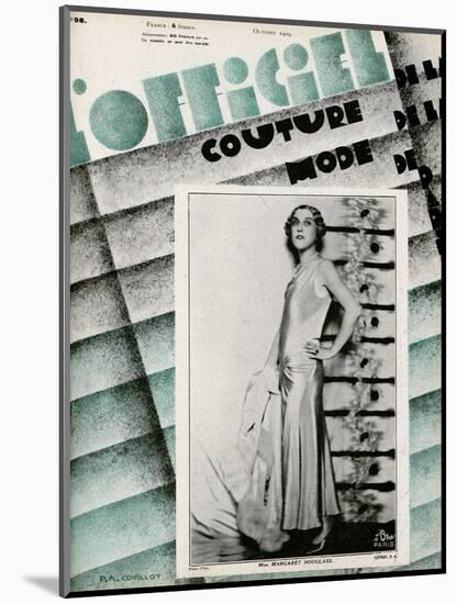 L'Officiel, May 1929 - Mme Schaparelli-Madame D'Ora-Mounted Art Print