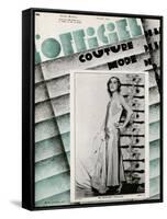 L'Officiel, May 1929 - Mme Schaparelli-Madame D'Ora-Framed Stretched Canvas