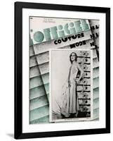 L'Officiel, May 1929 - Mme Schaparelli-Madame D'Ora-Framed Art Print