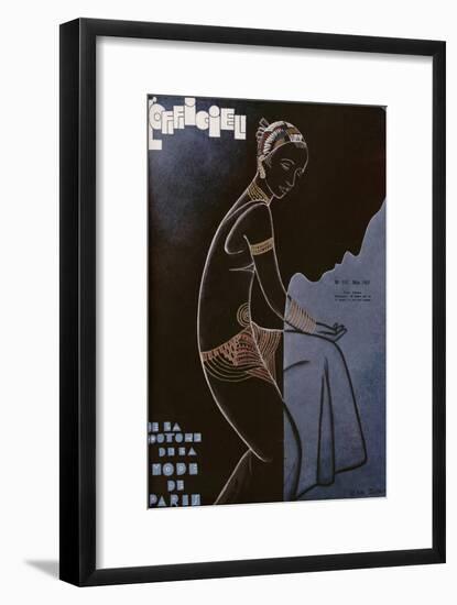 L'Officiel, May 1931 - Mme Agnès-Jean Dunand-Framed Art Print