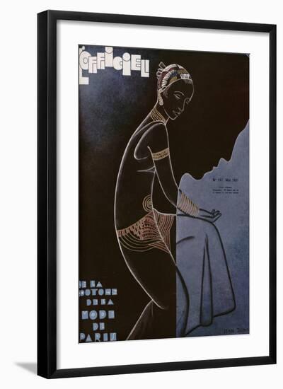 L'Officiel, May 1931 - Mme Agnès-Jean Dunand-Framed Art Print