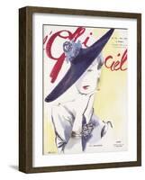 L'Officiel, May 1939 - Agnès, Bijoux Boucheron-Lbenigni-Framed Art Print