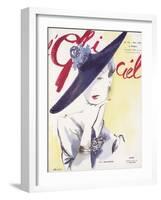 L'Officiel, May 1939 - Agnès, Bijoux Boucheron-Lbenigni-Framed Art Print