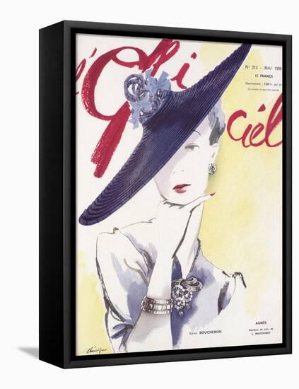 L'Officiel, May 1939 - Agnès, Bijoux Boucheron-Lbenigni-Framed Stretched Canvas