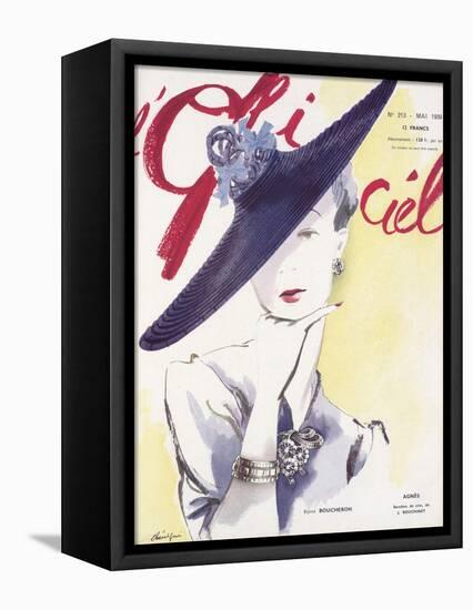 L'Officiel, May 1939 - Agnès, Bijoux Boucheron-Lbenigni-Framed Stretched Canvas