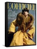 L'Officiel, May 1972 - Chasuble de Pierre Cardin-Michaël Doster-Framed Stretched Canvas