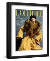 L'Officiel, May 1972 - Chasuble de Pierre Cardin-Michaël Doster-Framed Art Print