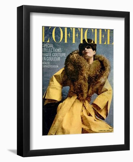 L'Officiel, May 1972 - Chasuble de Pierre Cardin-Michaël Doster-Framed Art Print