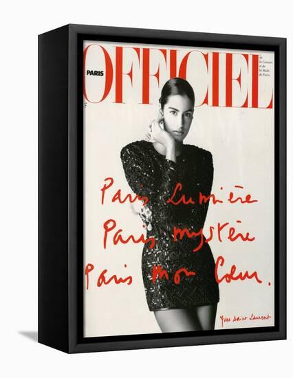 L'Officiel, May 1990-Hiromasa-Framed Stretched Canvas