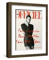 L'Officiel, May 1990-Hiromasa-Framed Art Print