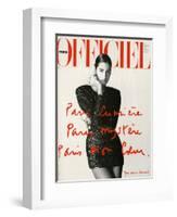 L'Officiel, May 1990-Hiromasa-Framed Art Print