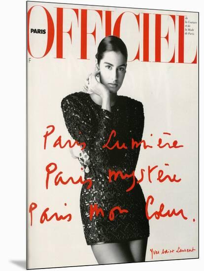 L'Officiel, May 1990-Hiromasa-Mounted Art Print