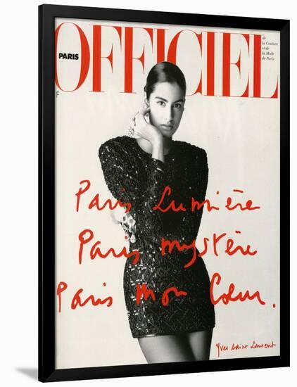 L'Officiel, May 1990-Hiromasa-Framed Art Print