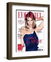 L'Officiel, May 2011 - Angela Lindvall-Thomas Nutzl-Framed Art Print