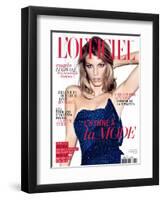 L'Officiel, May 2011 - Angela Lindvall-Thomas Nutzl-Framed Art Print