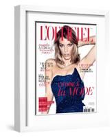 L'Officiel, May 2011 - Angela Lindvall-Thomas Nutzl-Framed Art Print