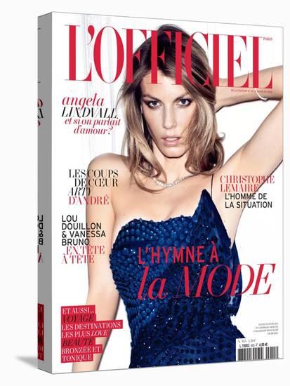 L'Officiel, May 2011 - Angela Lindvall-Thomas Nutzl-Stretched Canvas