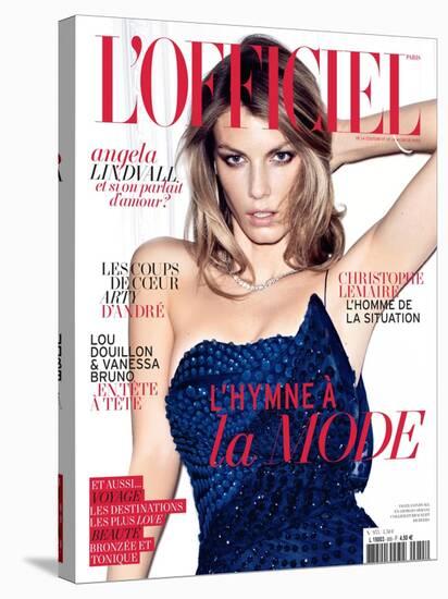 L'Officiel, May 2011 - Angela Lindvall-Thomas Nutzl-Stretched Canvas