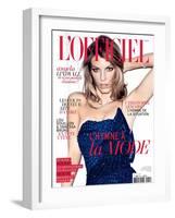 L'Officiel, May 2011 - Angela Lindvall-Thomas Nutzl-Framed Art Print