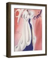 L'Officiel, November 1938 - L. Mendel-Lbenigni-Framed Art Print