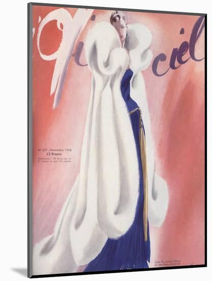 L'Officiel, November 1938 - L. Mendel-Lbenigni-Mounted Art Print