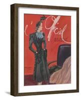 L'Officiel, November 1941-Lbenigni-Framed Art Print