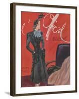 L'Officiel, November 1941-Lbenigni-Framed Premium Giclee Print