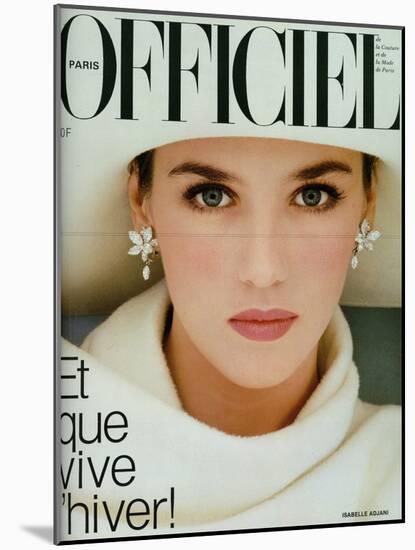 L'Officiel, November 1983 - Isabelle Adjani-Dominique Isserman-Mounted Art Print