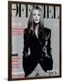 L'Officiel, November 1994 - Elle Mc Pherson Habillée Par Giorgio Armani-Francesco Scavullo-Framed Art Print