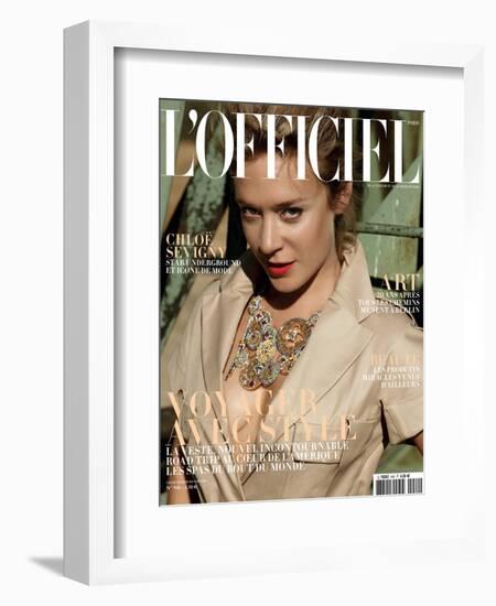 L'Officiel, November 2009 - Chloë-Todd Cole-Framed Art Print