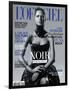 L'Officiel, November 2010 - Noir Is Beautiful, Kasia-René Habermacher-Framed Art Print