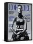 L'Officiel, November 2010 - Noir Is Beautiful, Kasia-René Habermacher-Framed Stretched Canvas