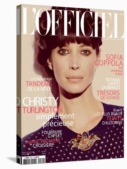 L'Officiel, November 2011 - Christy Turlington-Guy Aroch-Stretched Canvas