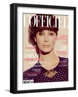 L'Officiel, November 2011 - Christy Turlington-Guy Aroch-Framed Art Print