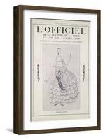 L'Officiel, November-December 1922-Jeanne Lanvin-Framed Art Print