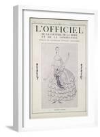 L'Officiel, November-December 1922-Jeanne Lanvin-Framed Art Print