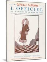 L'Officiel, October 1924 - Chambéry-Worth-Mounted Art Print