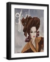 L'Officiel, October 1943-Lbenigni-Framed Art Print