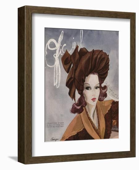 L'Officiel, October 1943-Lbenigni-Framed Art Print