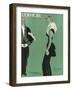 L'Officiel, October 1945 - Robe de Lucien Lelong-Benito-Framed Art Print