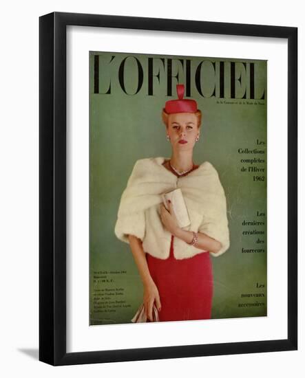 L'Officiel, October 1961-Roland de Vassal-Framed Art Print