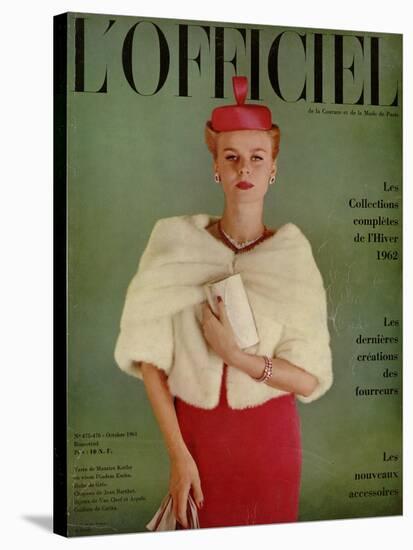 L'Officiel, October 1961-Roland de Vassal-Stretched Canvas